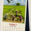 lịch để bàn in hình nông dân miền tây