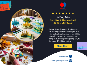 cách làm thiệp 20-11