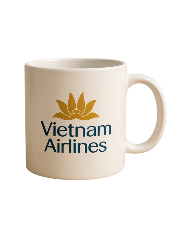 Ly sứ in logo vietnamairline
