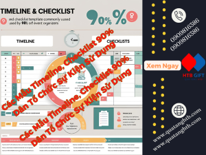 Các Mẫu Timeline, Checklist 90% Dân Tổ Chức Sự Kiện Sử Dụng