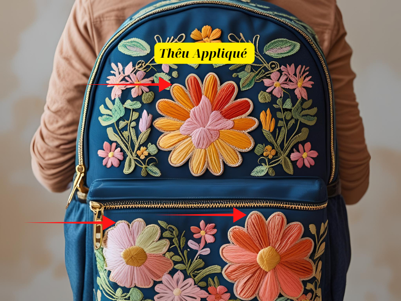 Tổng Hợp Các Phương Pháp In Hoặc Thêu Trên Balo
