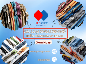 Các Loại Khóa Kéo Phổ Biến Dùng May Balo