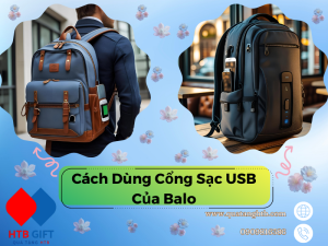 Cách Dùng Cổng Sạc USB Của Balo