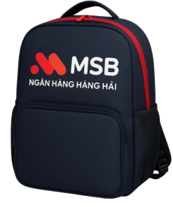 Balo quà tặng ngân hàng hàng hải MSB