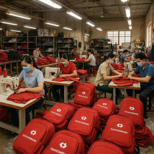 balo quà tặng techcombank