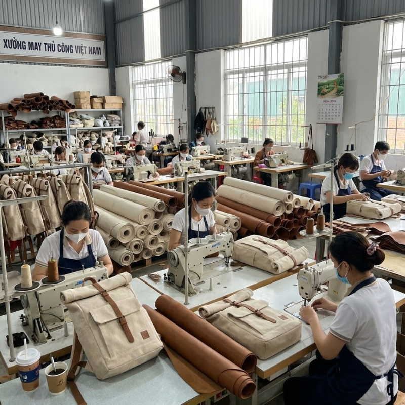 xưởng may Balo Quà Tặng Cội Nguồn